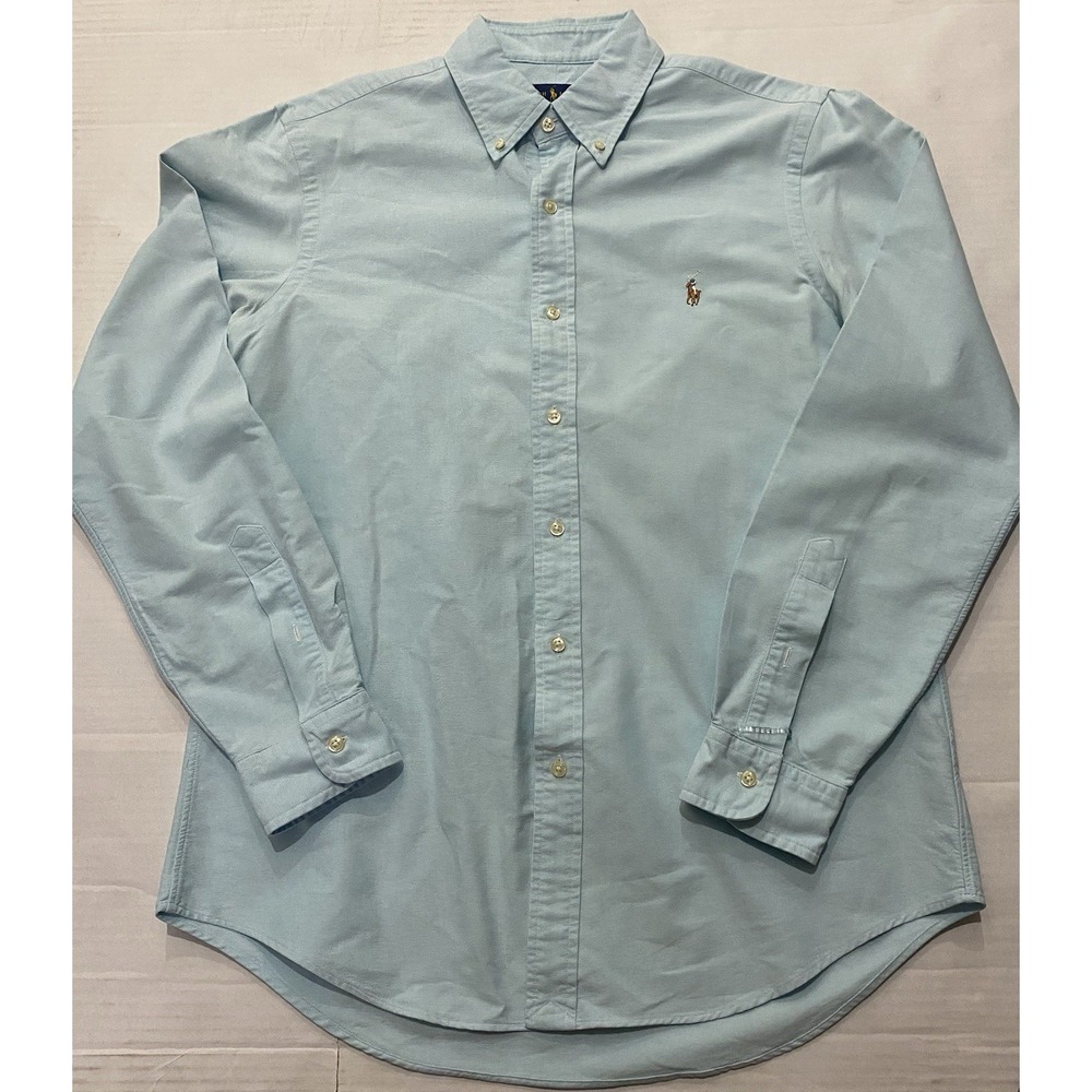 Polo Ralph Lauren Oxford Shirt Classic Fit Aegean Blue Button Down. Medium. NEW